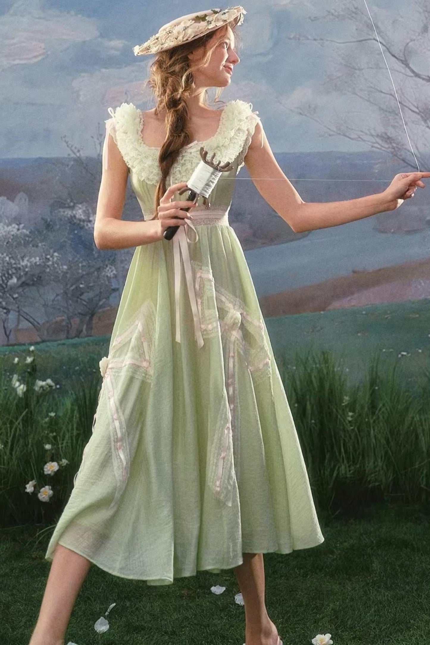 Lacemade Green Fairy Dress