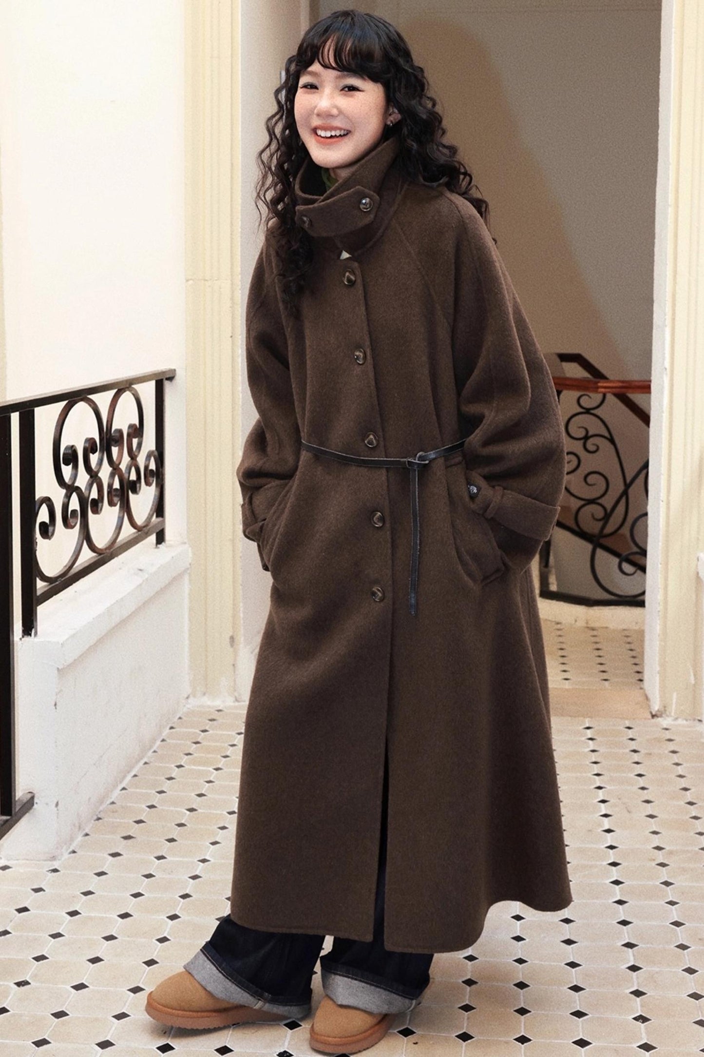 Starry Night Distressed Leather Belt