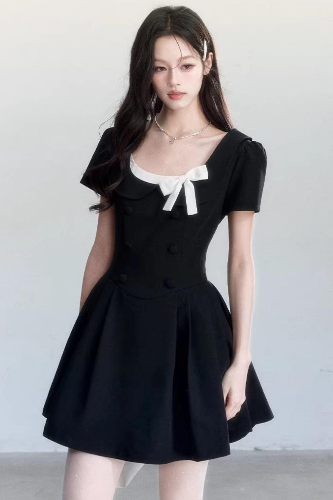 Hepburn Vintage Puffy Dress