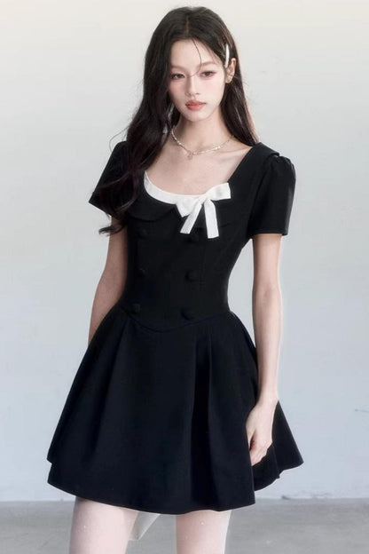 Hepburn Vintage Puffy Dress