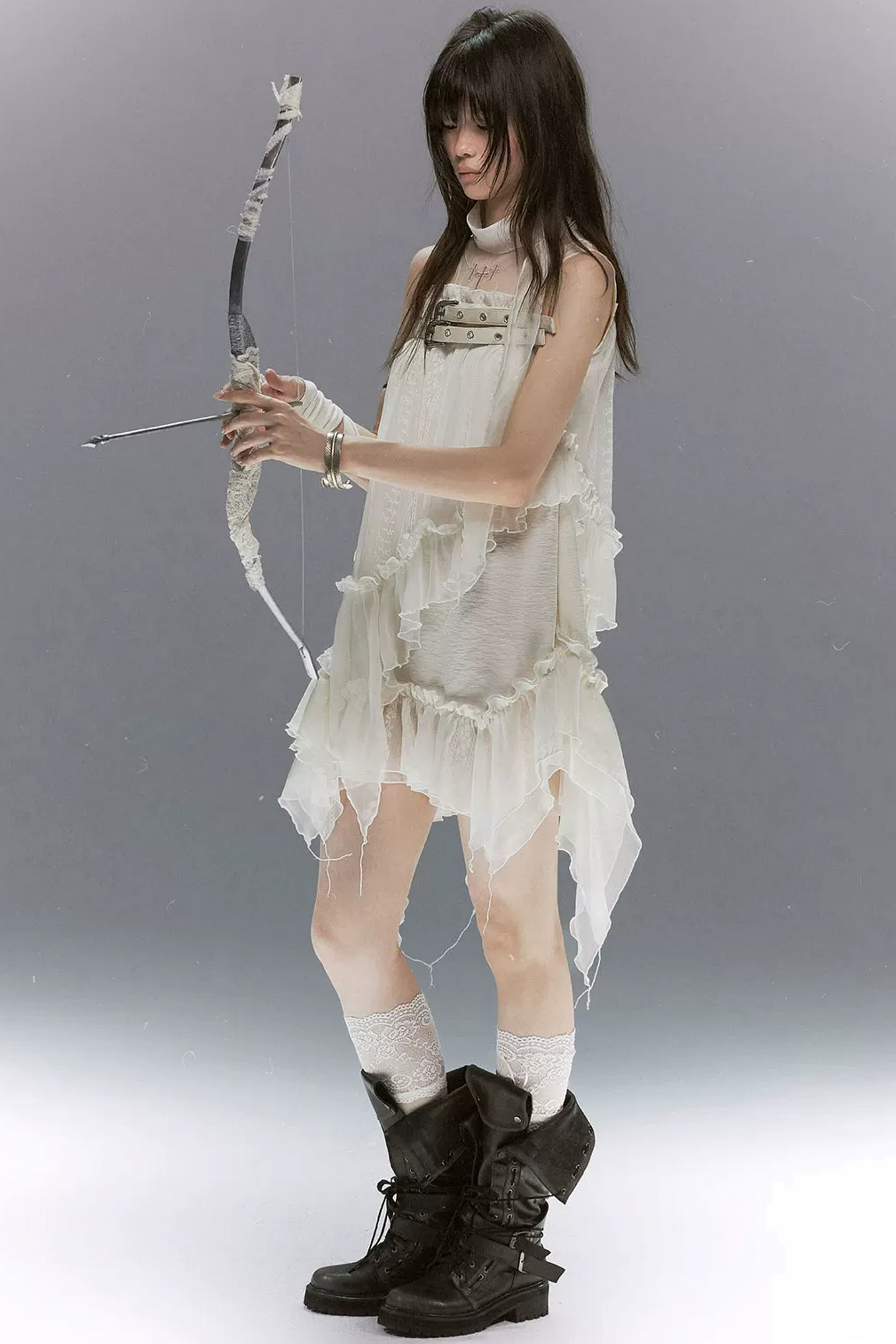 Lace Armor Embroidered Dress