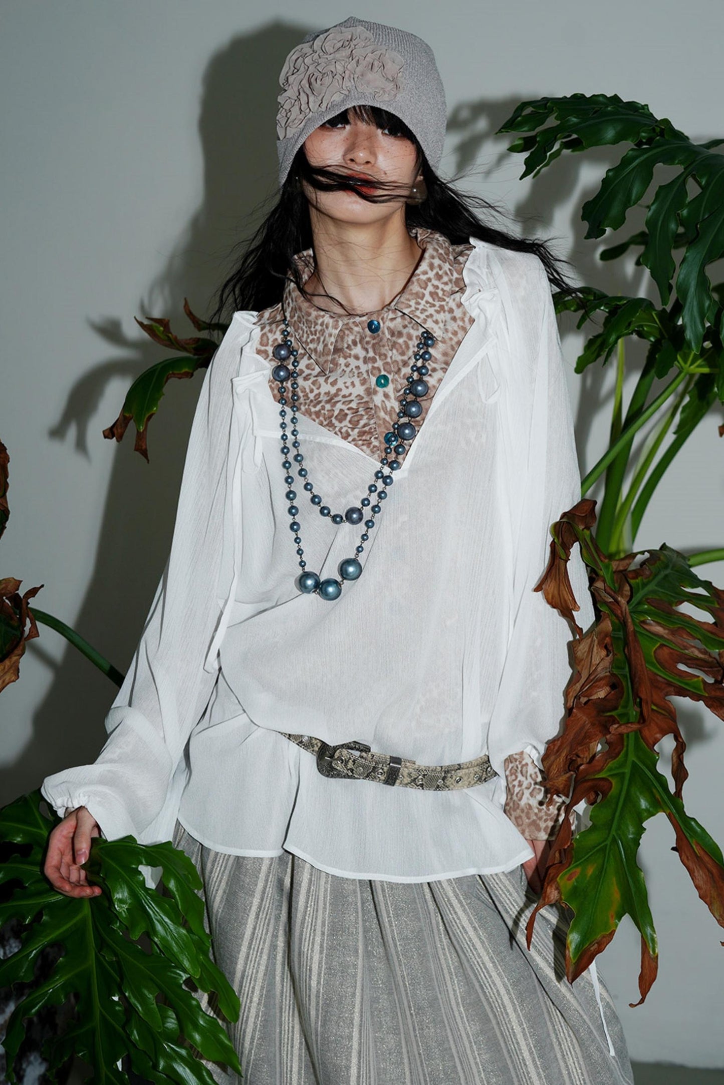 Autumn Leopard Knit Top