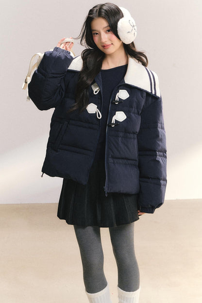 Sailor Collar Duffle Coat