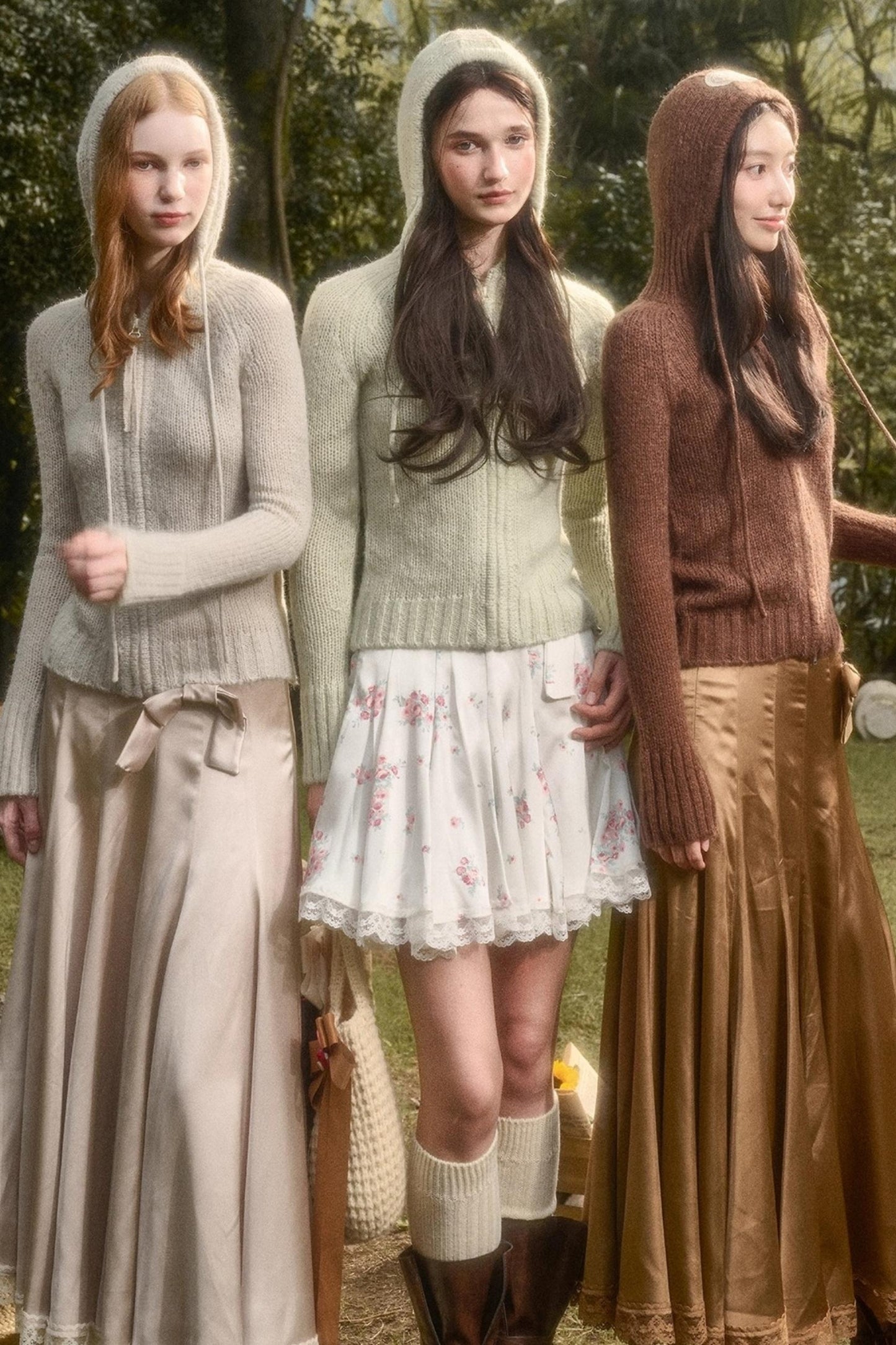 Shiny Satin Maxi Skirt