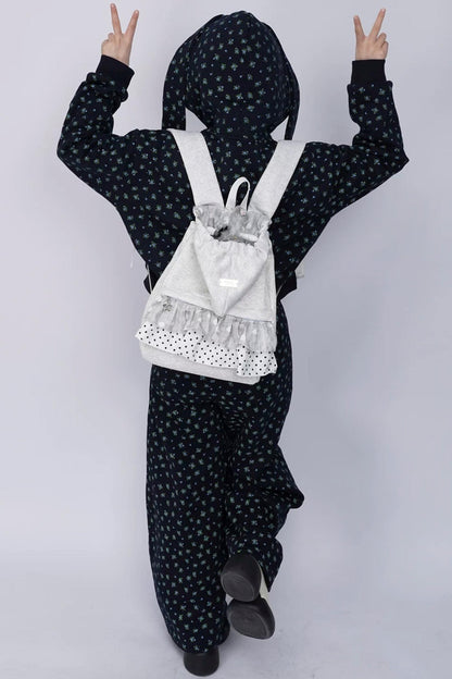 Wild Design Pleated Backpack