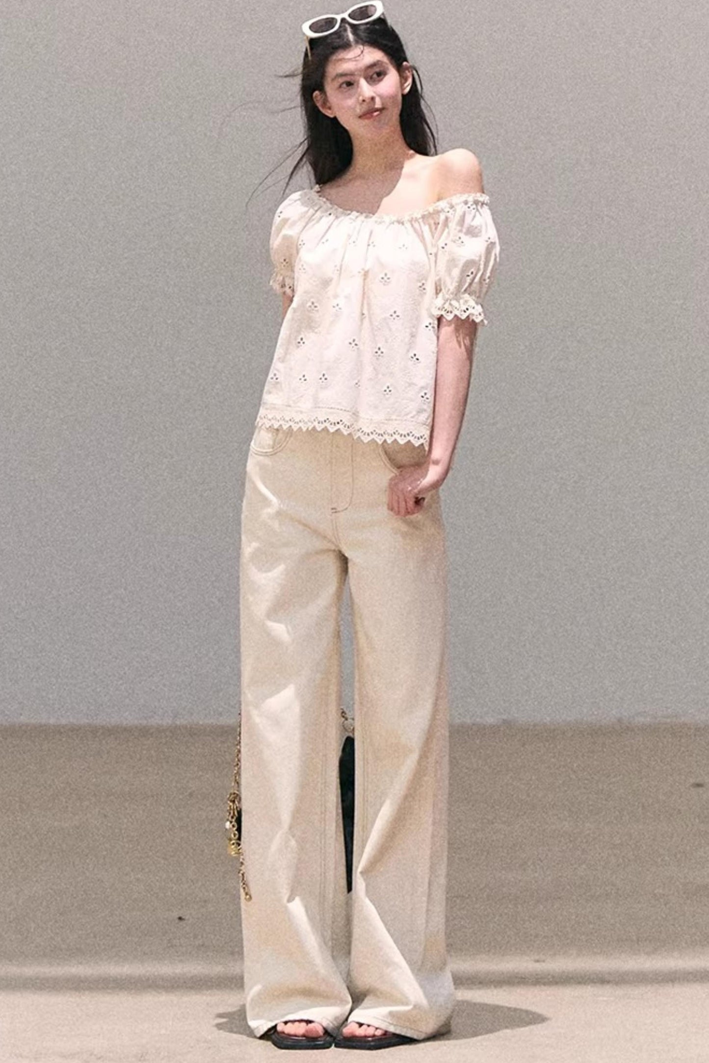 Pure Cotton Embroidered Doll Blouse