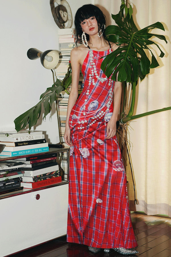 Pearl Backless Dress