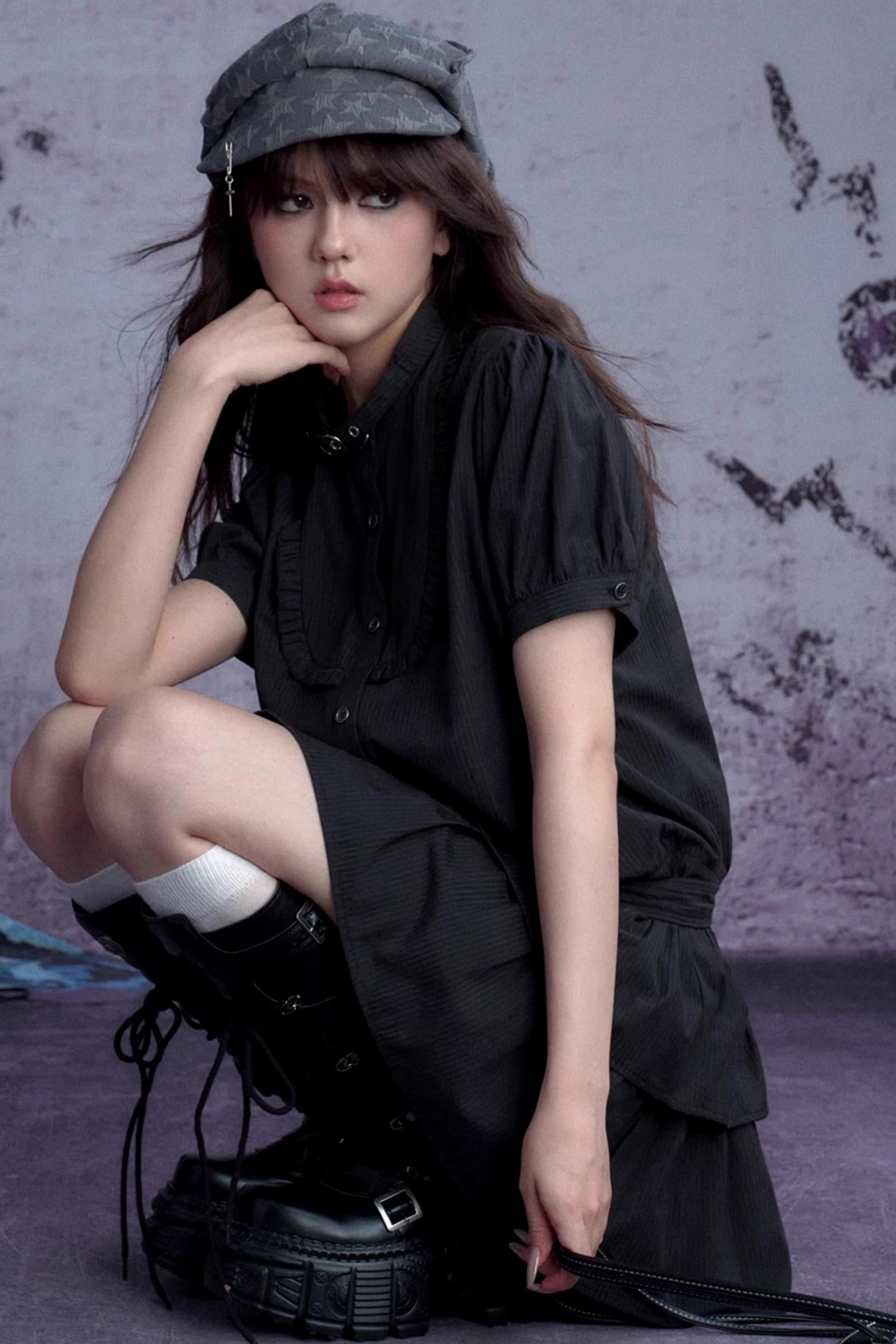 Vertical Stripe Summer Dress