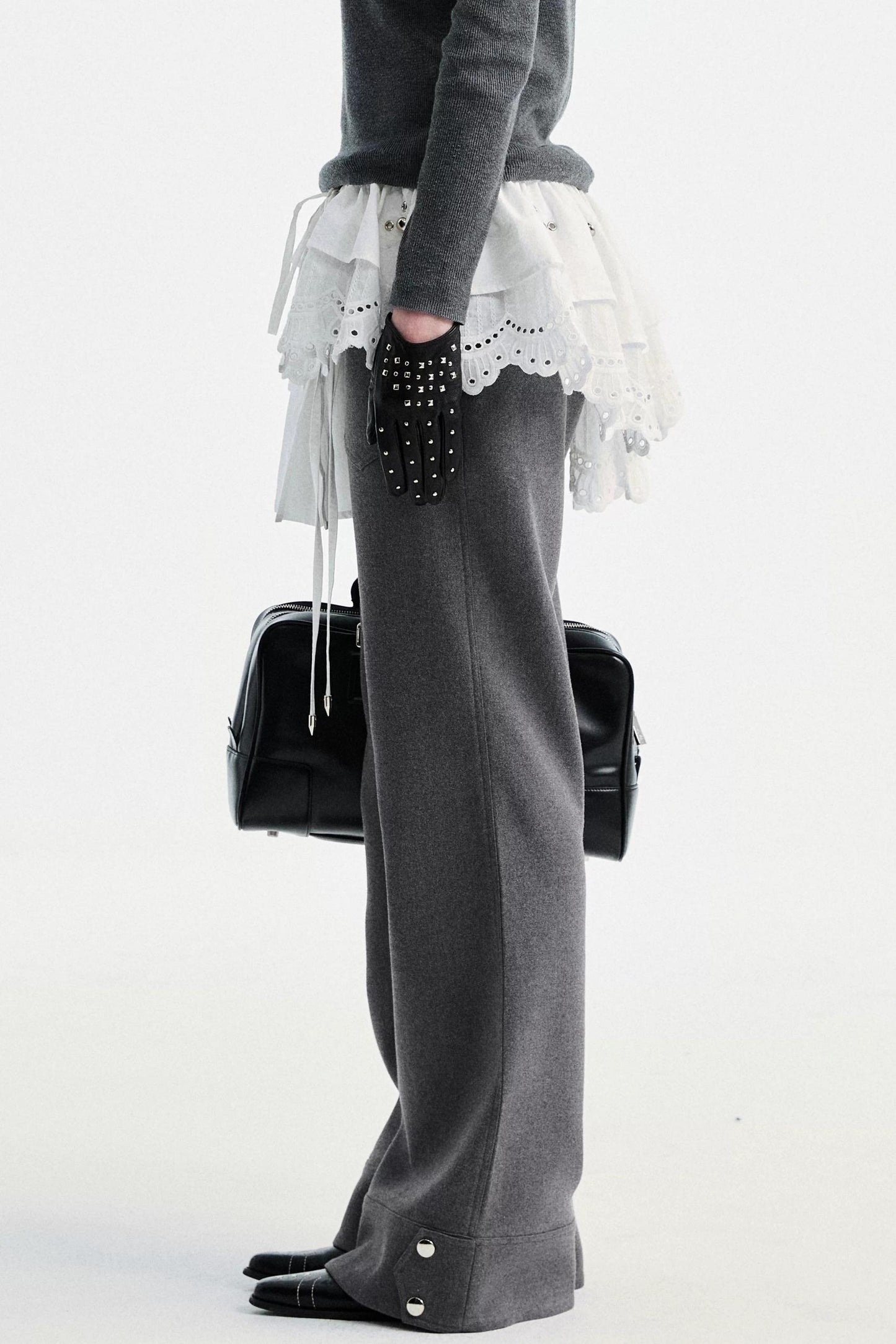 Lace Asymmetric Belt Accessory