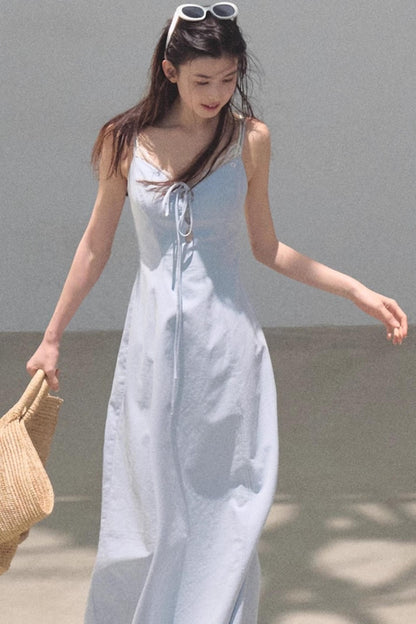 Tranquility Denim Slip Dress