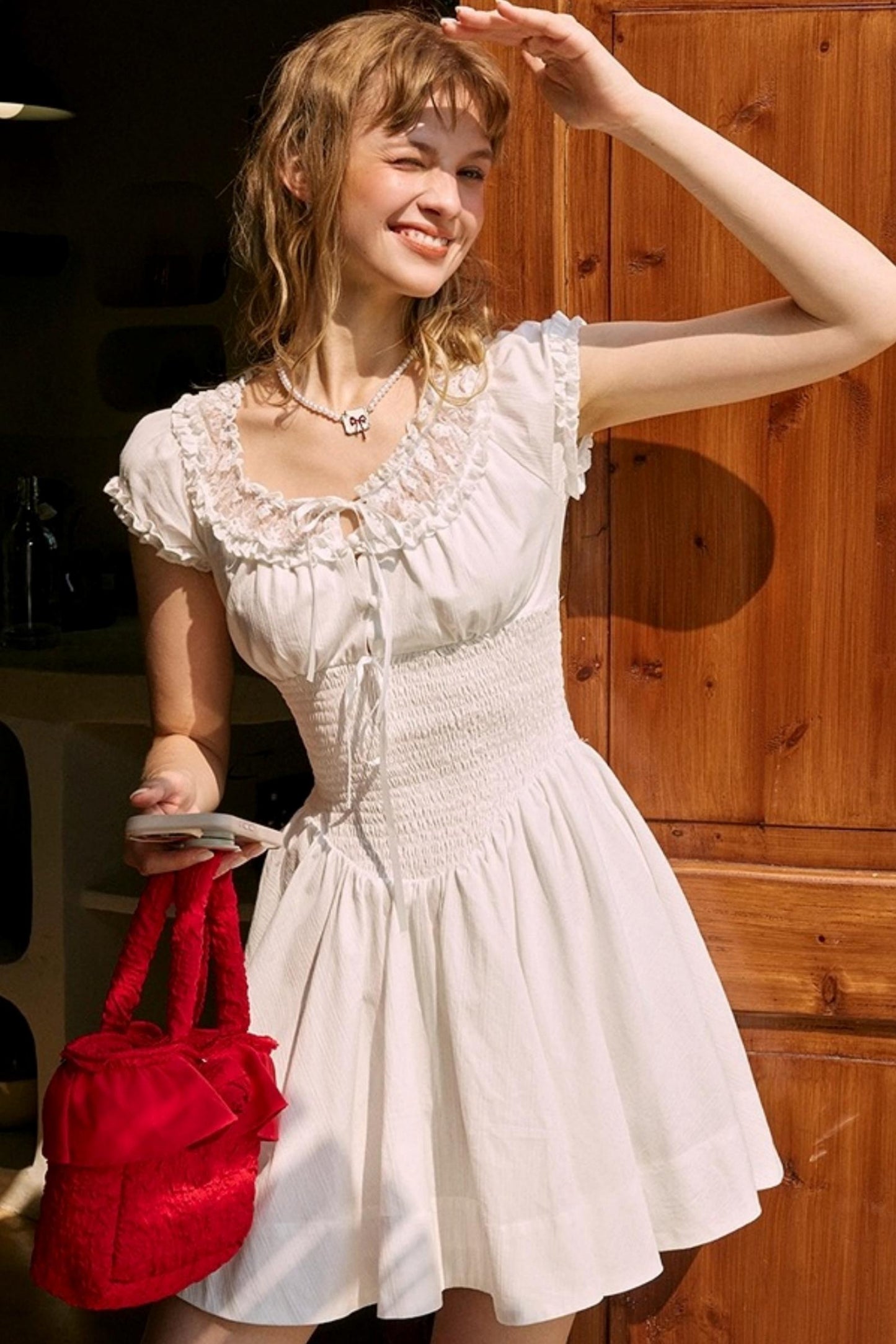 Uena Lace A-Line Dress