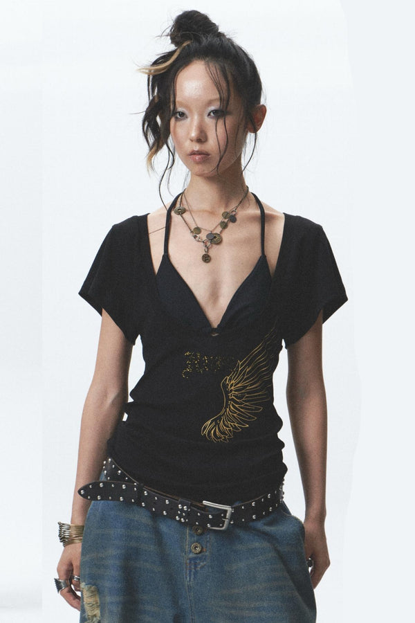 Battle Damage Angel Tee