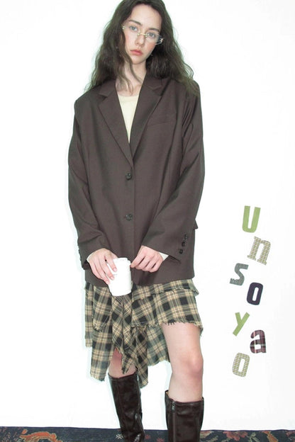 Vintage Autumn Shoulder Pad Blazer