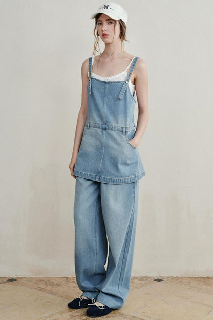 Sea Salt Retro Denim Dress