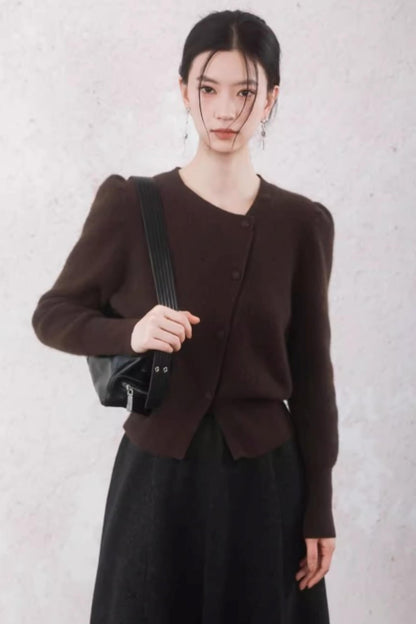 Asymmetrical Ribbon Sweater