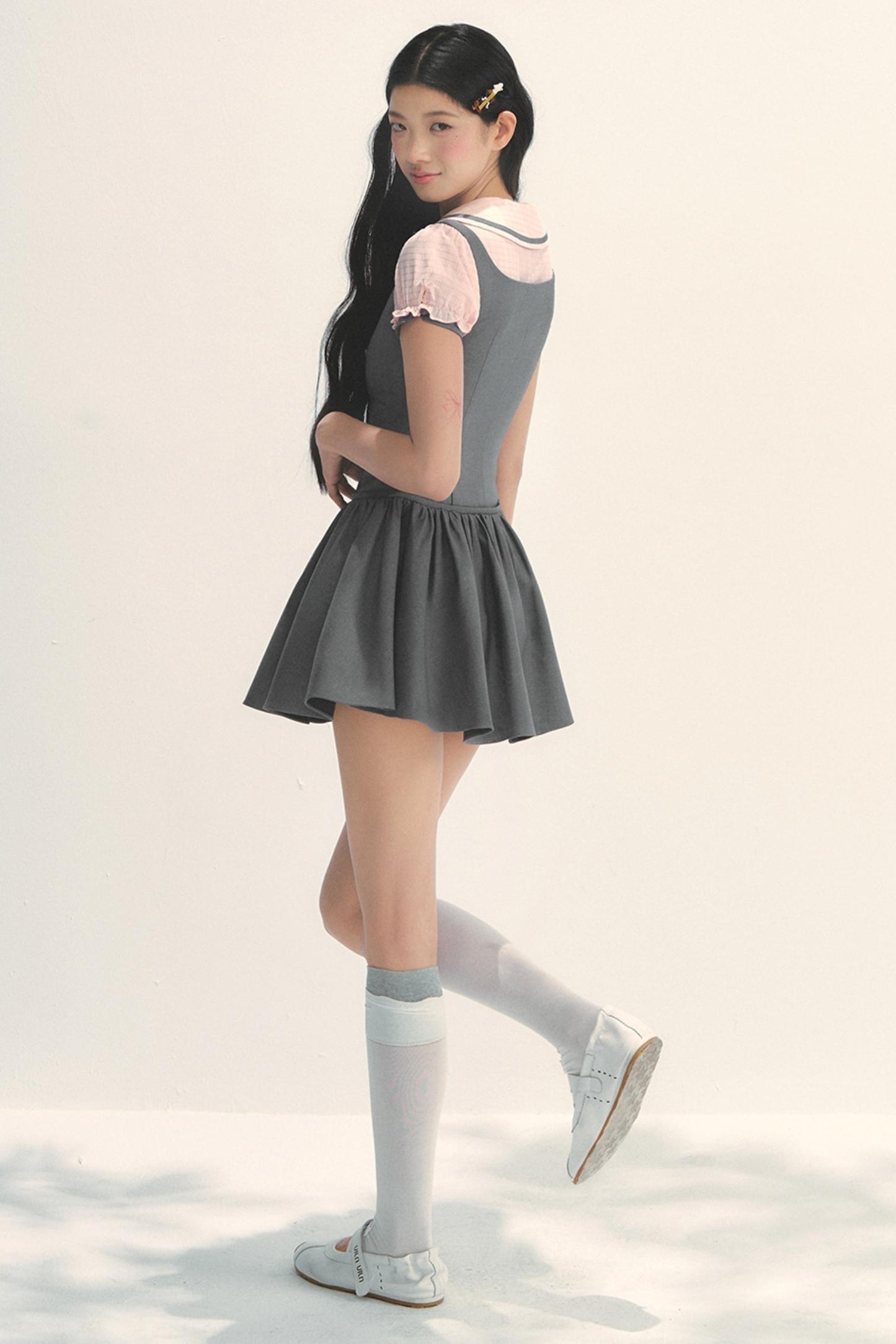 College Patchwork Dress