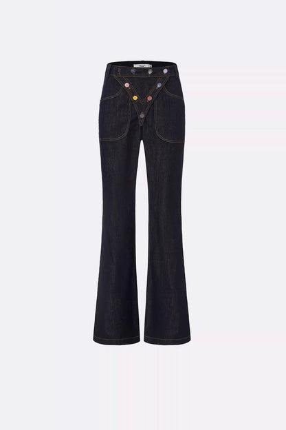 Slimming Detachable Bootcuts Pants