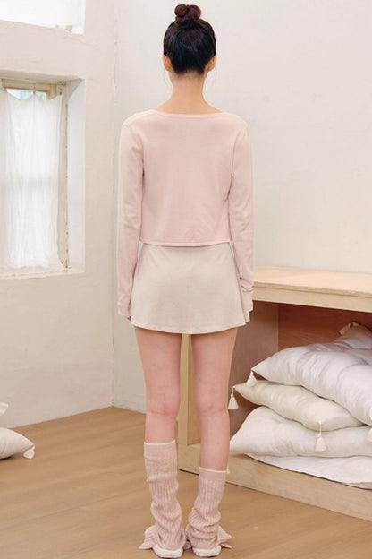 Soft Clouds Cotton Knitted Cardigan