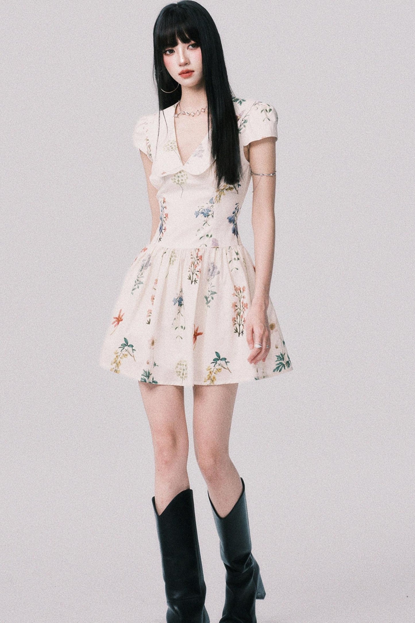 Floral French Doll Dress