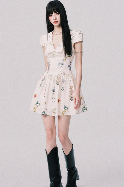 Floral French Doll Dress
