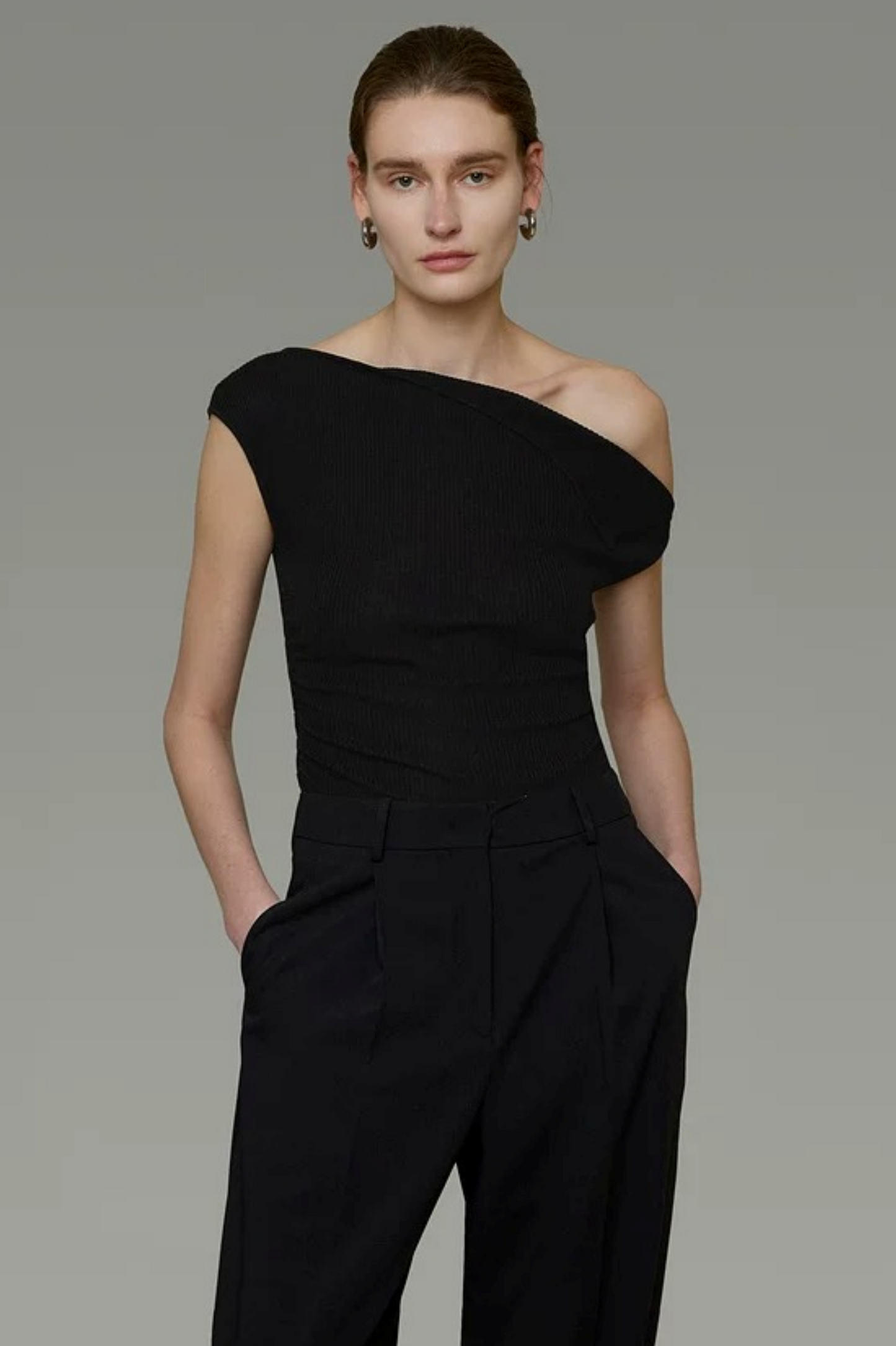 Unspoken Off-Shoulder Knit Top