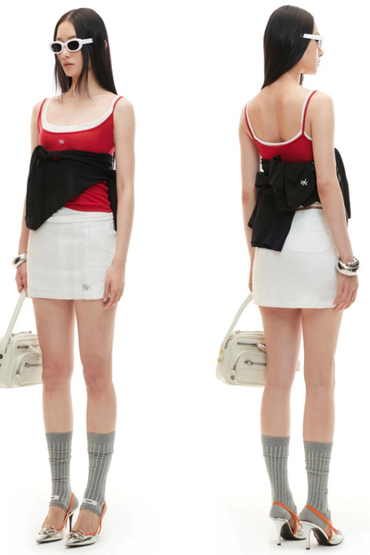 Lyocell Linen A-Line Skirt