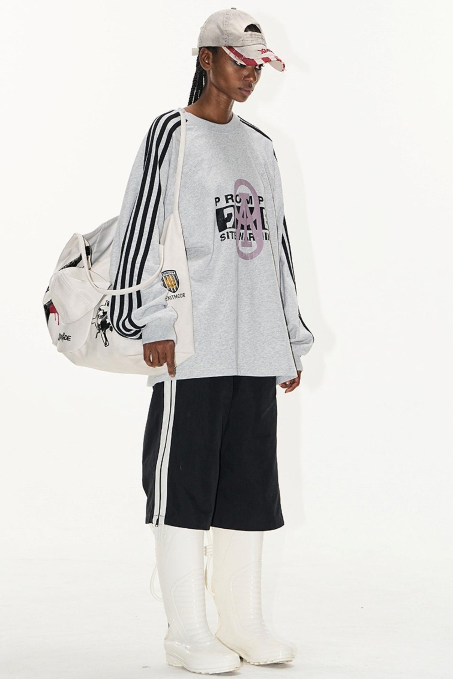 Flower Gray Clash Sweatshirt