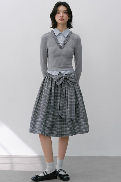 Patchwork Striped Top