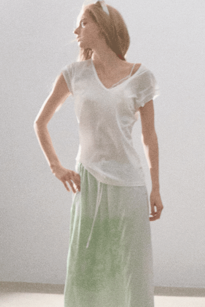 Soft Lace A-Line Skirt