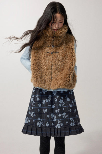 Lake Blue Fleece Knit Top