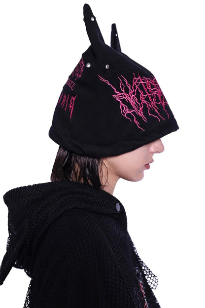 Sphynx Embroidered Cat Ear Hat