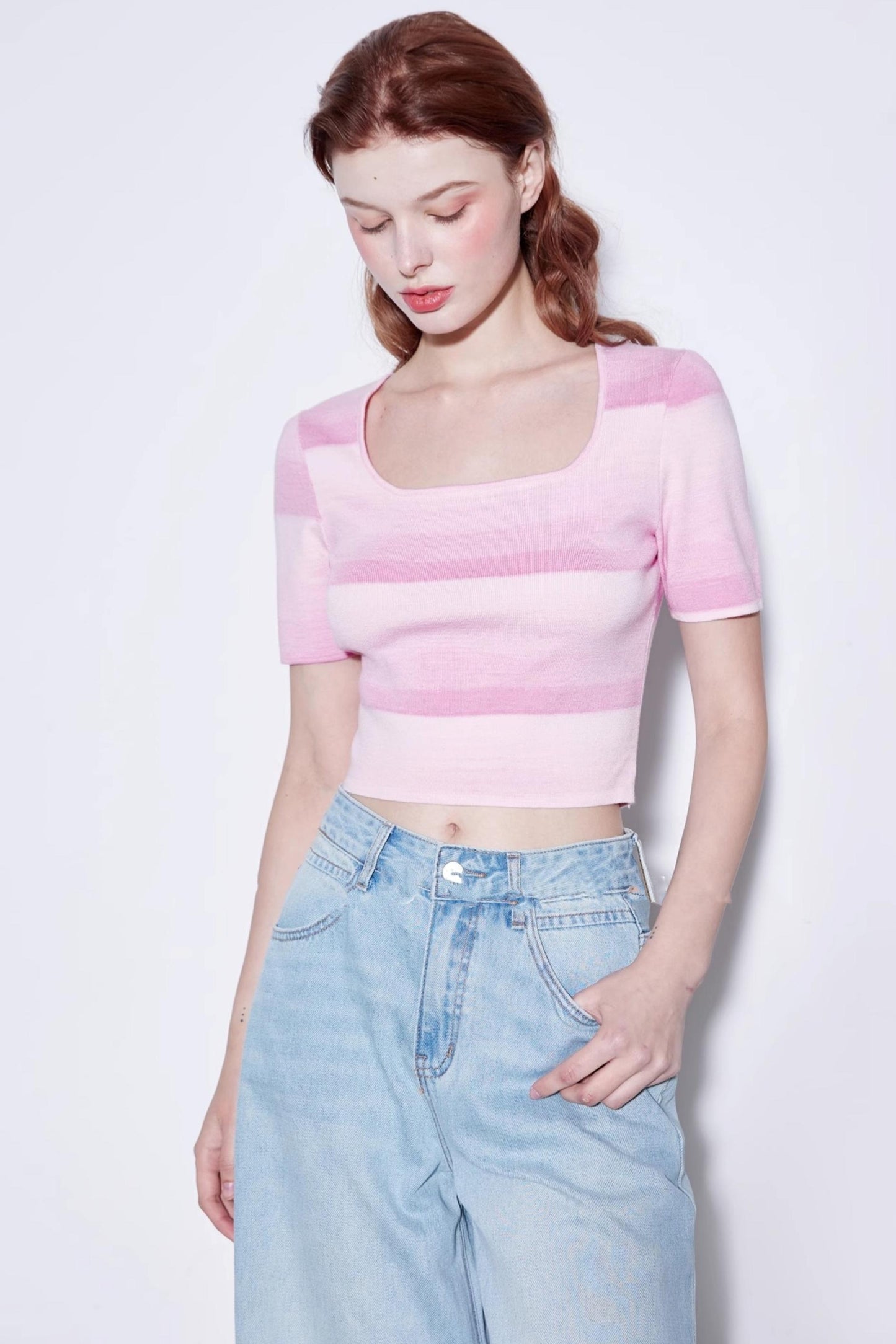 Gradient Knit Top