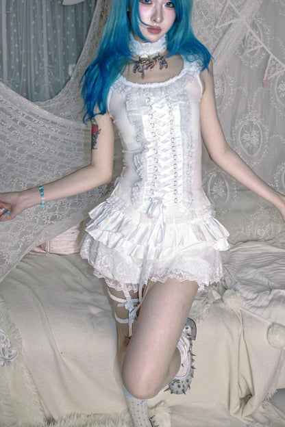 Original Two-Tone Strappy Vest Set-Up