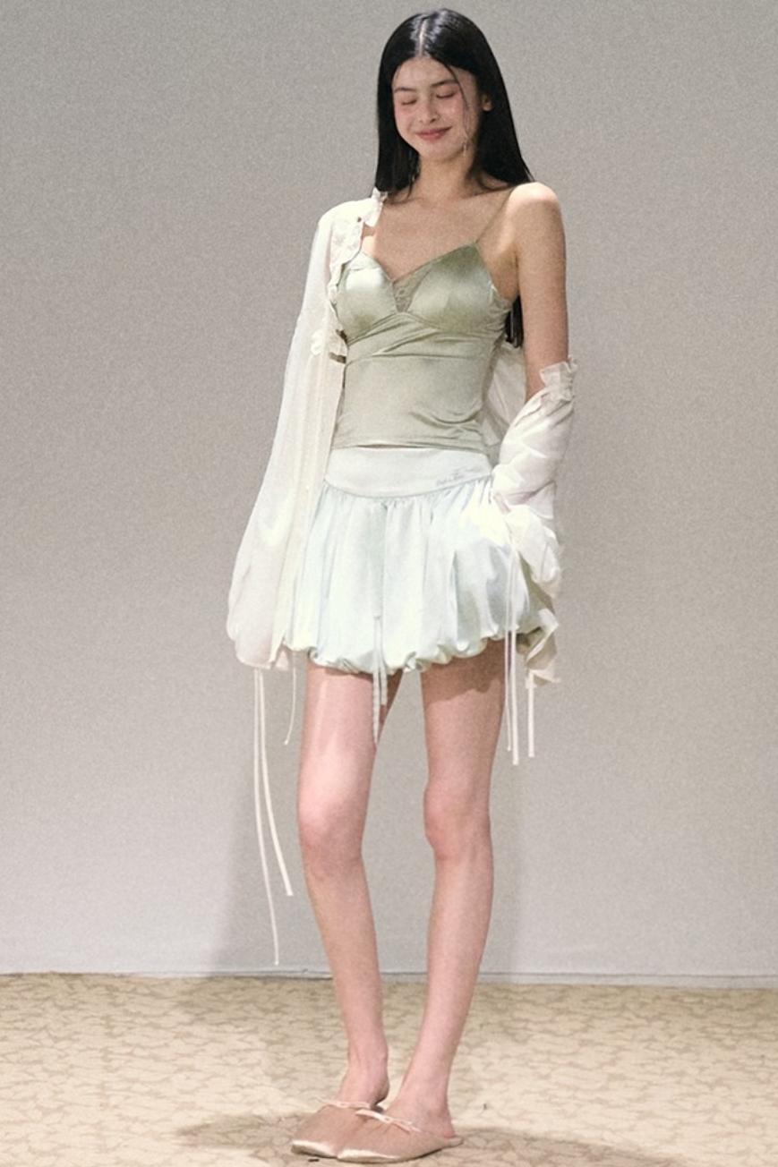 Sweet Imagination Micrometallic Loose Shirt Top