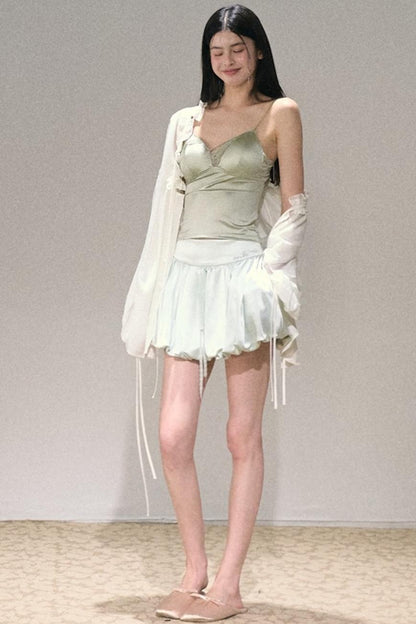 Sweet Imagination Micrometallic Loose Shirt Top