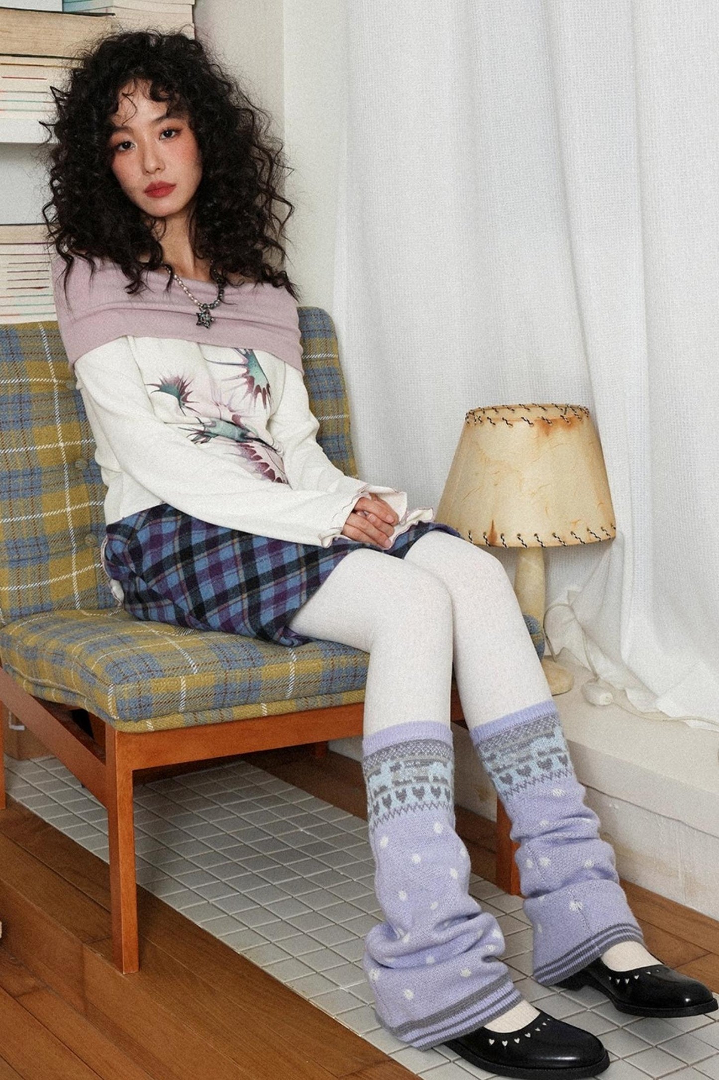 New Autumn Girl Sock Cover