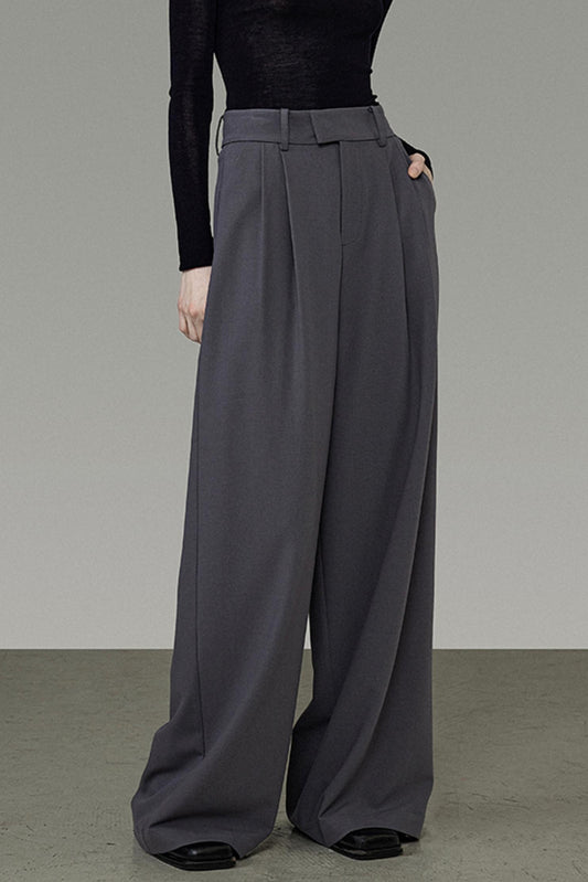 High-Waisted Wide-Leg Pants