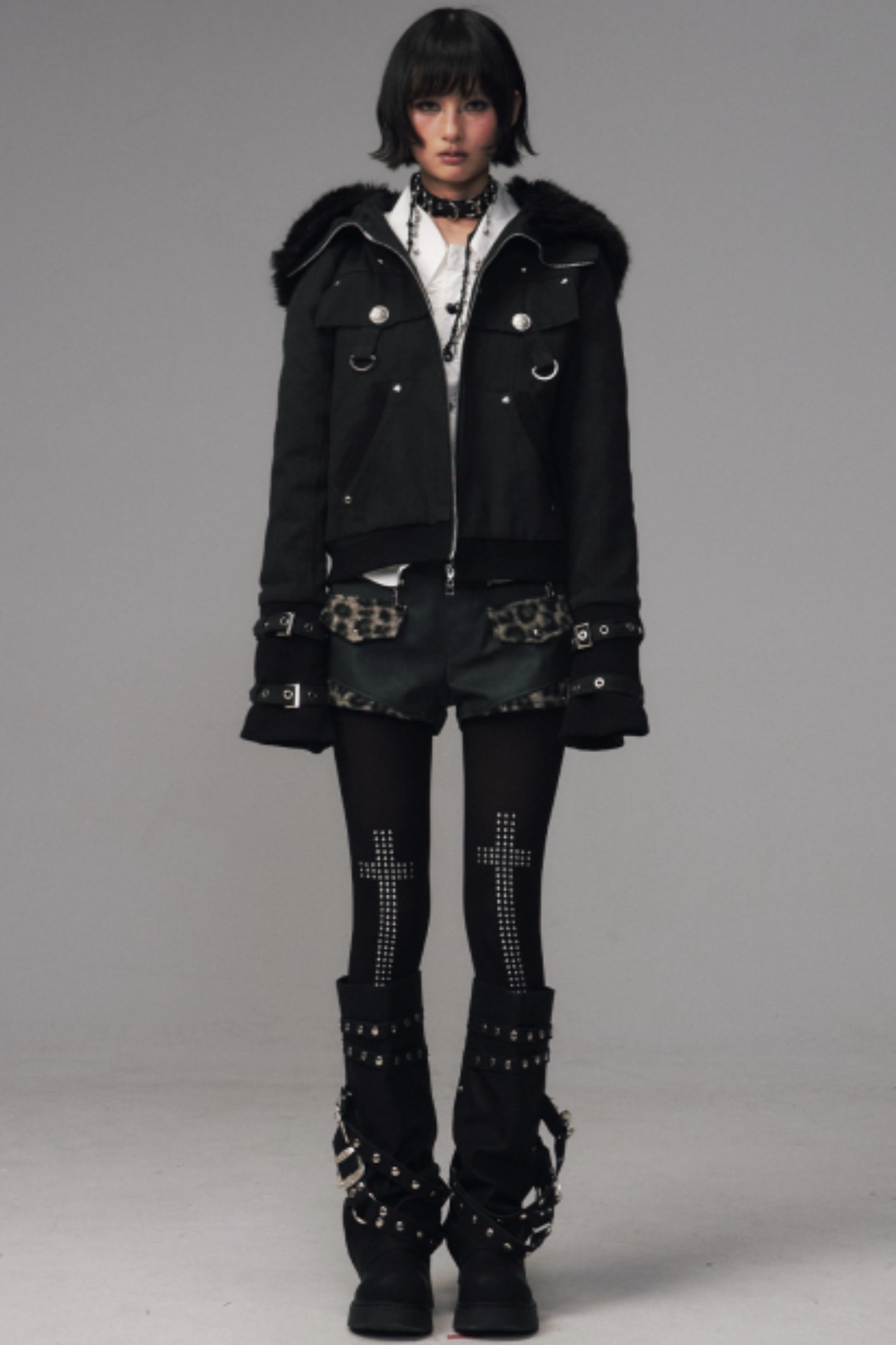 Retro Fur Hood Winter Jacket