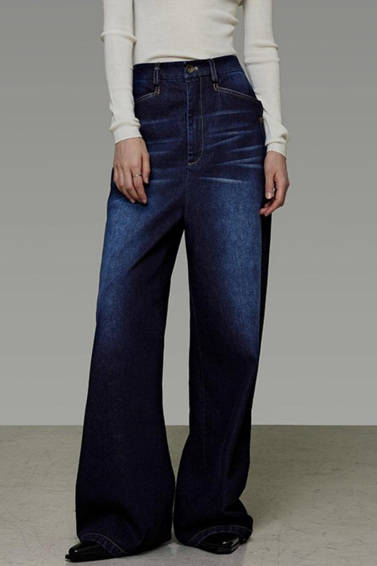 Vintage Winter High-Waisted Slimming Jeans