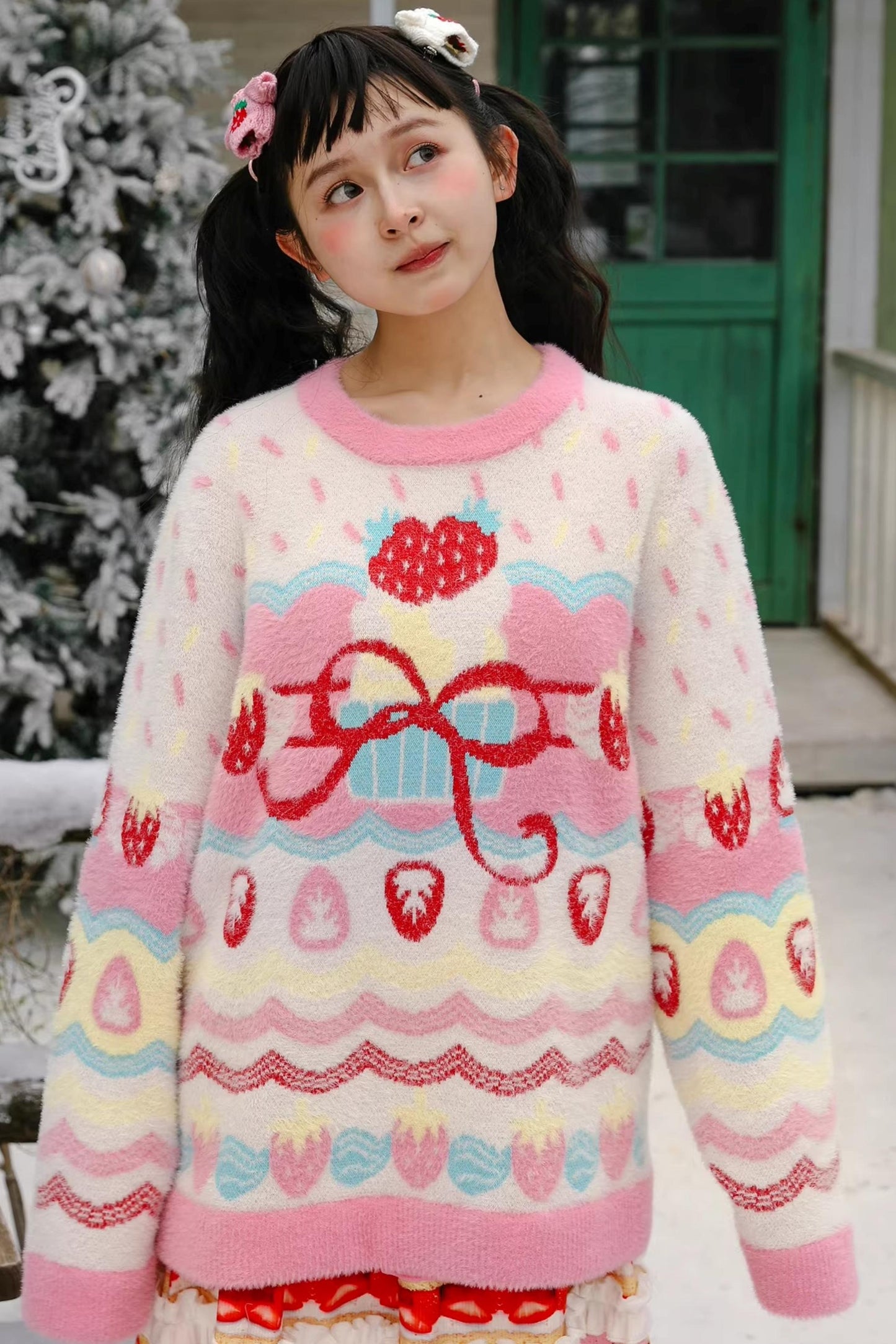 Strawberry Mink Sweater