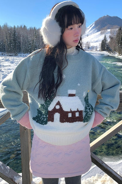 Schneeknit Crew Neck Pullover 