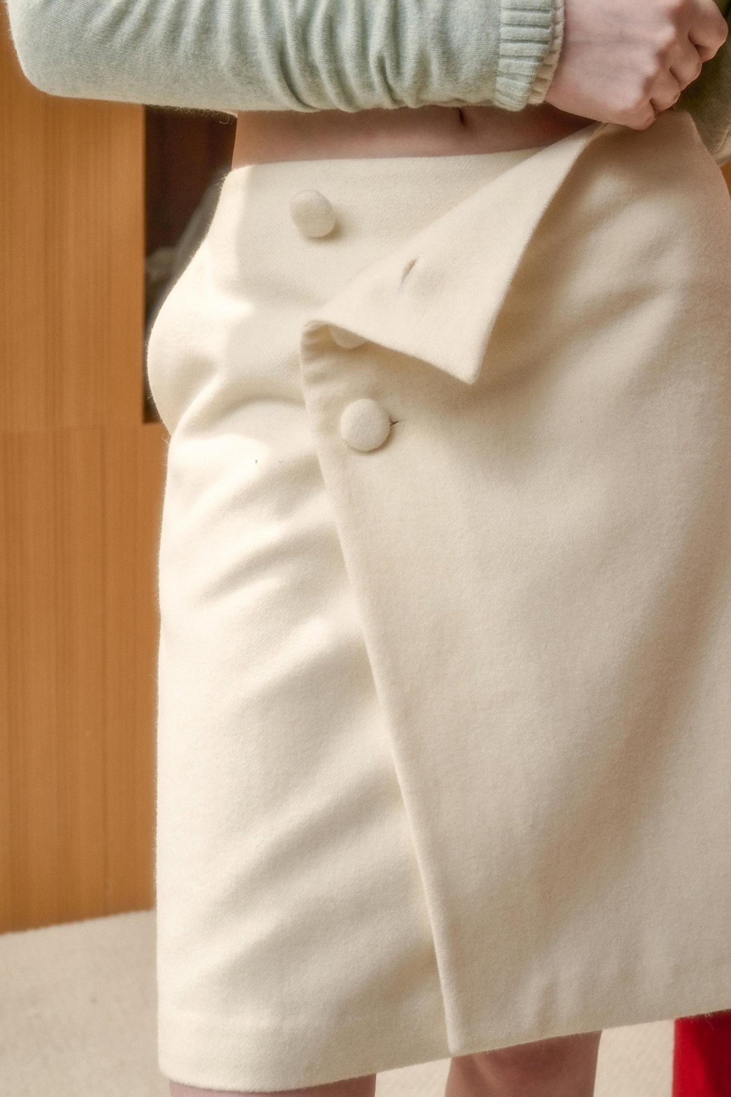 Fluffy Woolen Warm Skirt