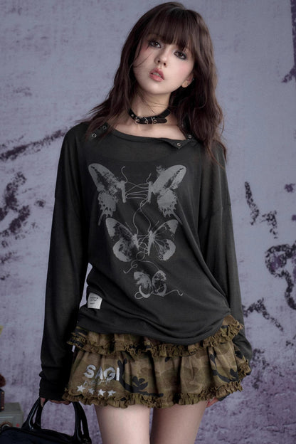 Fighting Spirit Butterfly Top