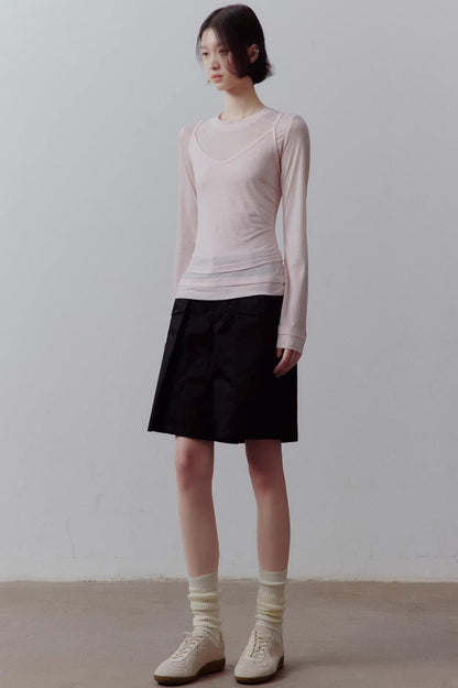 Pure Cotton Knit Top