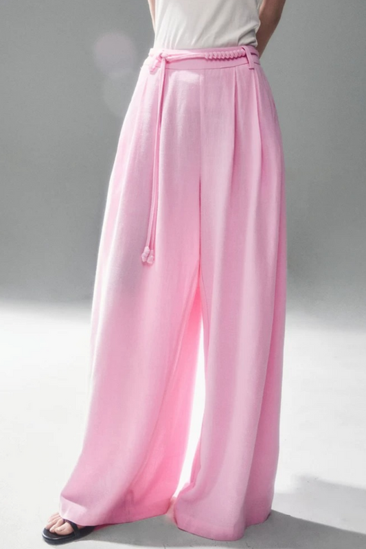 Breathable Linen Blend Pants