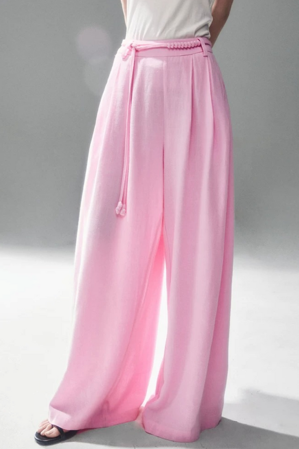 Breathable Linen Blend Pants
