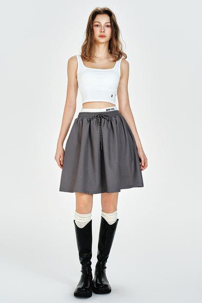 Color Collision Suit Skirt