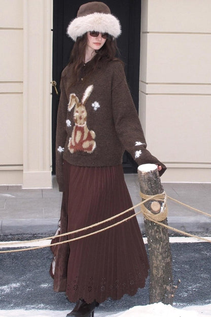 Snow Rabbit Wool Sweater
