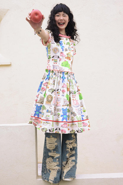 Unique Vintage Summer Dress