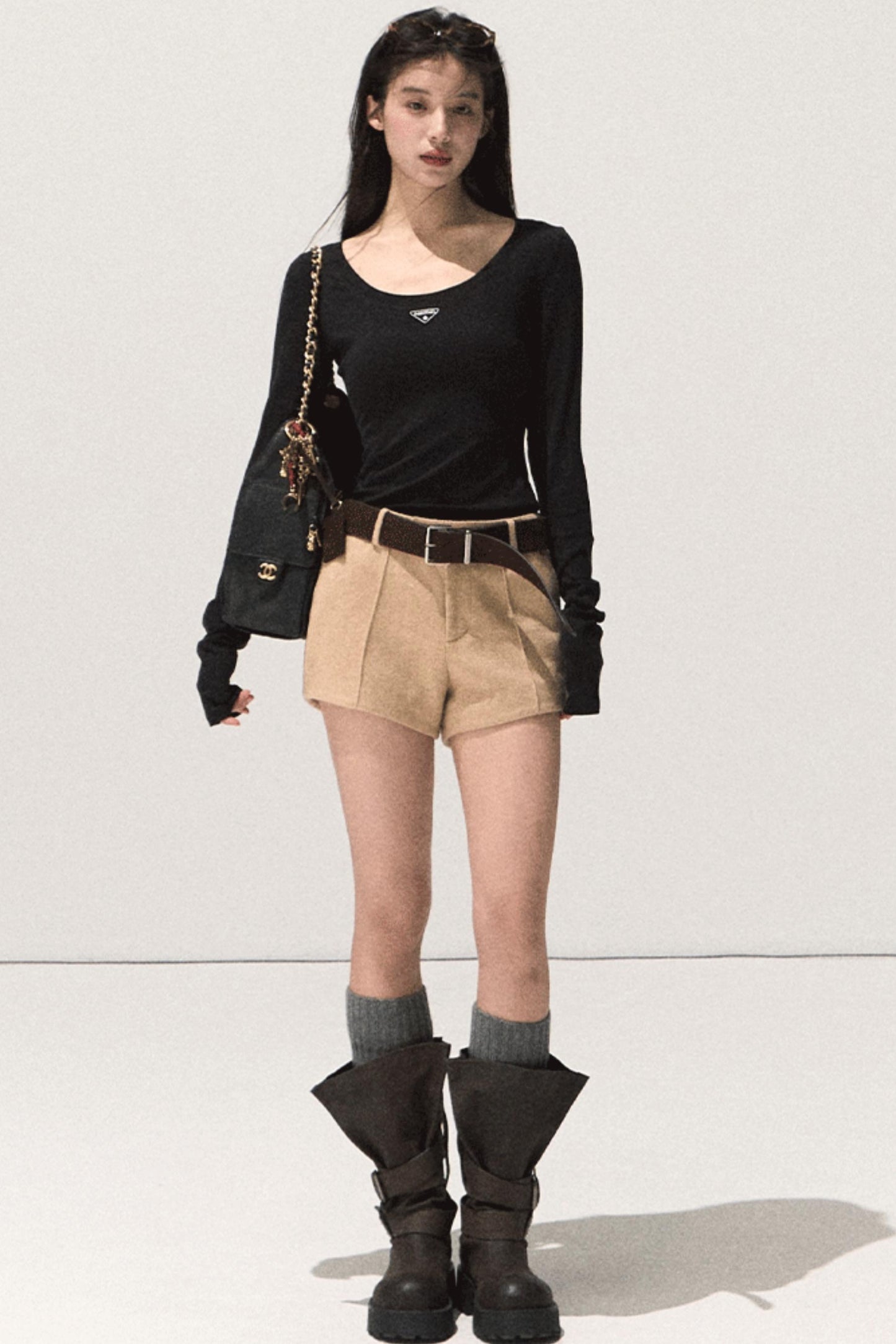 Skin Emotion Long-Sleeved Knitted Sweater